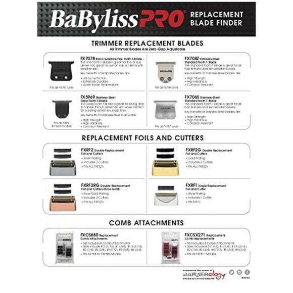 BaBylissPRO Barberology Hair Trimmer for Men FX787RG ROSEFX & Electric Razor - Picture 4 of 13